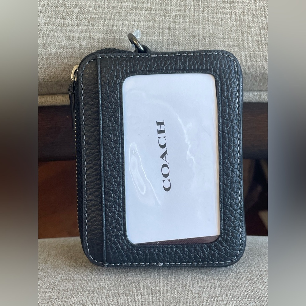 NWT！COACH Zip Card Case With Rivets（COACH CCO21）fast shipping - Picture 2 of 5